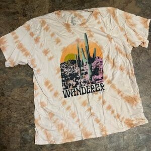 PURA VIDA tee tshirt women’s size 3XL tie dye comfy tee wanderer